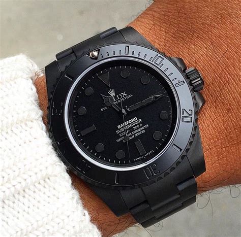 rolex matte black submariner